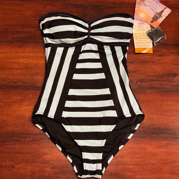 Coco Rave Other - Coco Rave Black and Blue One Piece Swimsuit , SZ S, NWT